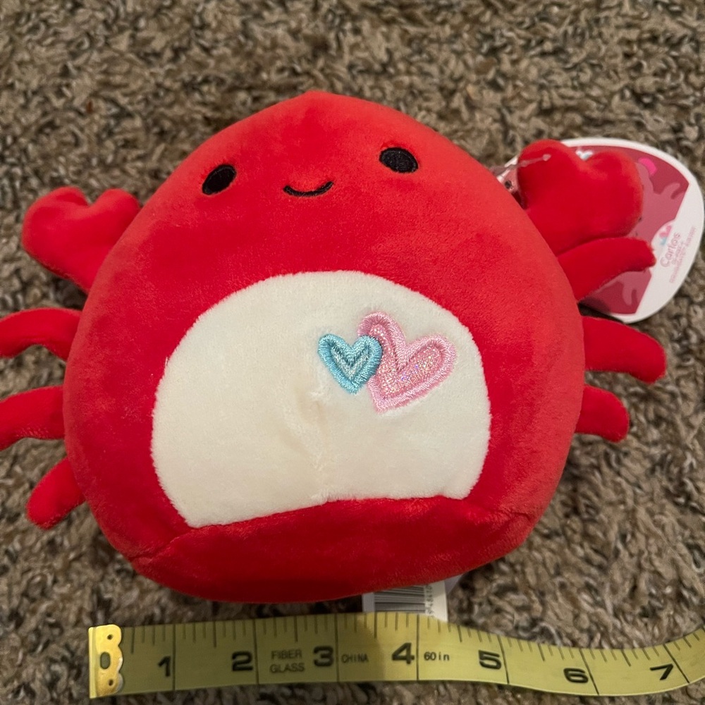 Squishmallows Red Crab Plush Toy